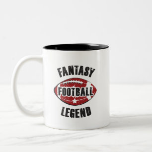 Fantasy Football - Black 11 oz Two-Tone Mug