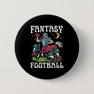 Fantasy Football Centaur V. Goblins Player Literal 6 Cm Round Badge