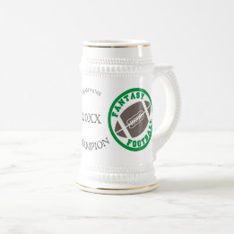 Fantasy Football Champ Beer Stein