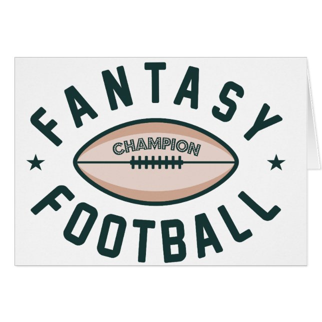 Fantasy Football Champion (Front Horizontal)
