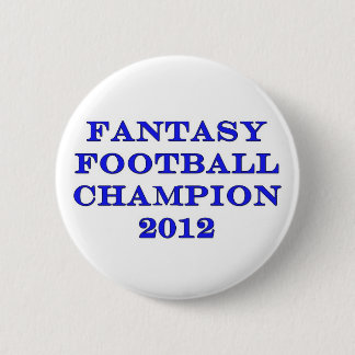 Fantasy Football Champion 2012 6 Cm Round Badge