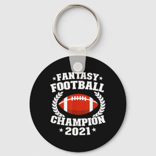 Fantasy Football Champion 2021 Funny Commissioner Key Ring