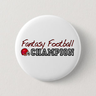 Fantasy Football Champion 6 Cm Round Badge