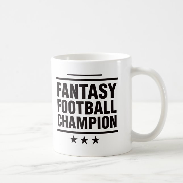 Fantasy Football Champion! Coffee Mug (Right)