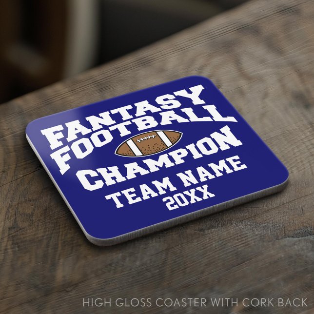 Fantasy Football Champion - Customise Coaster (Custom Coaster)