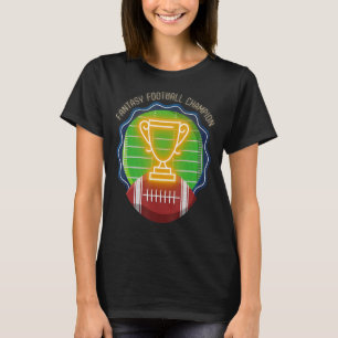 Fantasy Football Champion GOAT League Championship T-Shirt