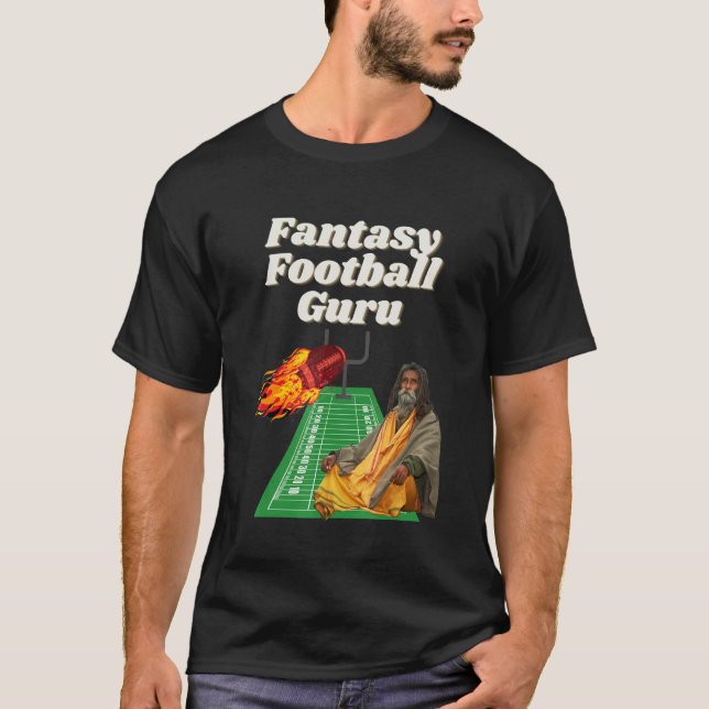 Fantasy Football Champion Guru League Championship T-Shirt (Front)
