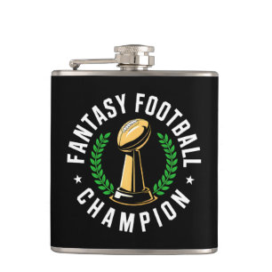 Fantasy Football Champion Hip Flask
