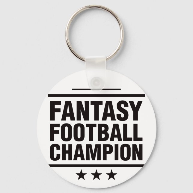 Fantasy Football Champion! Key Ring (Front)