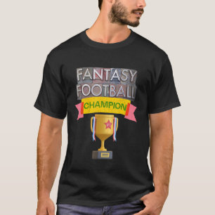 Fantasy Football Champion League 1st Championship  T-Shirt
