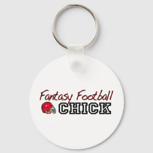 Fantasy Football Chick Key Ring