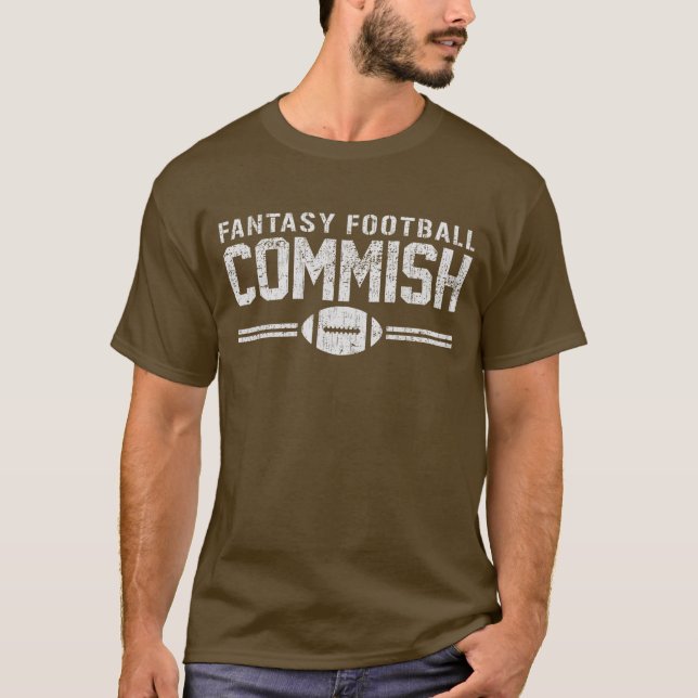 Fantasy Football Commish T-Shirt (Front)