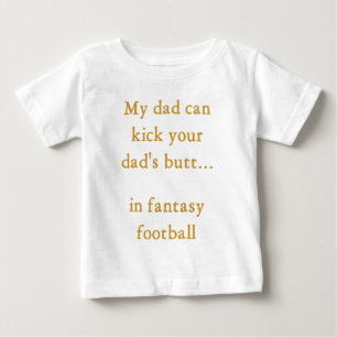 Fantasy football dad baby T-Shirt