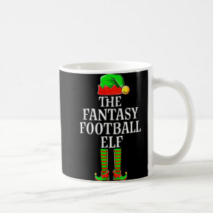 Fantasy Football Elf Apparel Men Boy Kid Christmas Coffee Mug