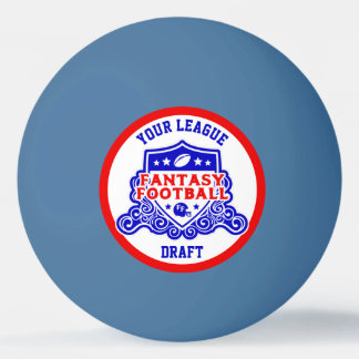 Fantasy Football Emblem Draught Pick Lottery Ping Pong Ball
