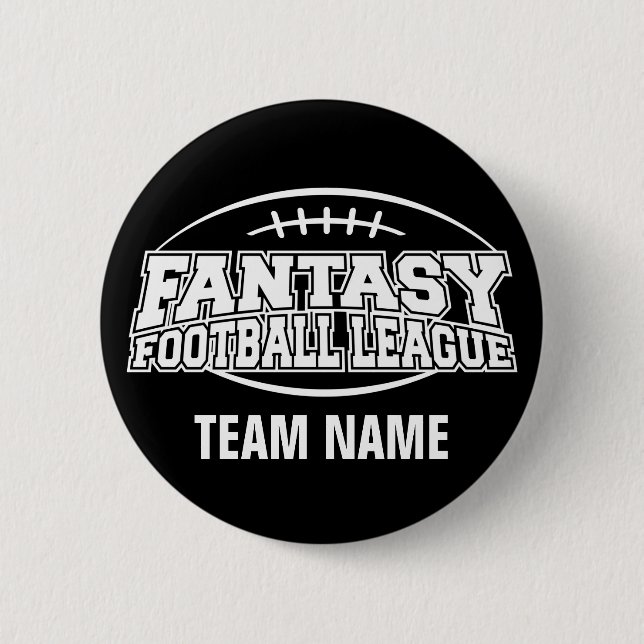 Fantasy Football FFL Custom Gift 6 Cm Round Badge (Front)