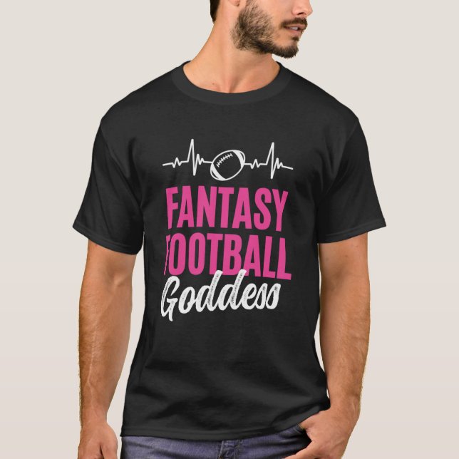 Fantasy Football Goddess Player T-Shirt (Front)