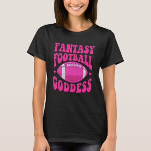 Fantasy Football Goddess Womens Cute Draught Party T-Shirt