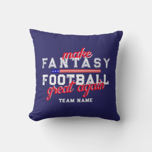 Fantasy Football Great Again Draught Commissioner Cushion