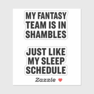 Fantasy Football Humour Sleepless Draught Night
