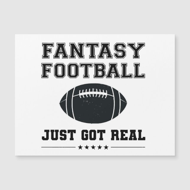 Fantasy Football Just Got Real (Front)