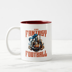 Fantasy Football Knight Two-Tone Coffee Mug