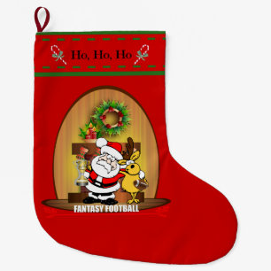 Fantasy Football Large Christmas Stocking