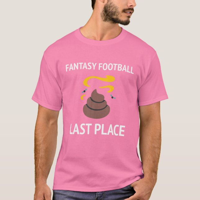 Fantasy Football Last Place Punishment, Poop With T-Shirt (Front)