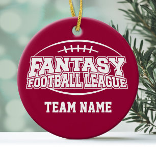 Fantasy Football League Ceramic Tree Decoration