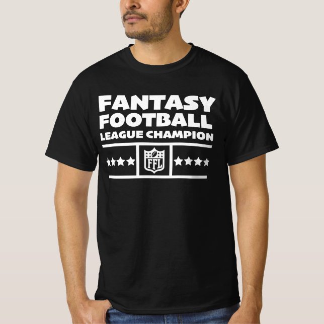 Fantasy Football League Champion T-Shirt (Front)