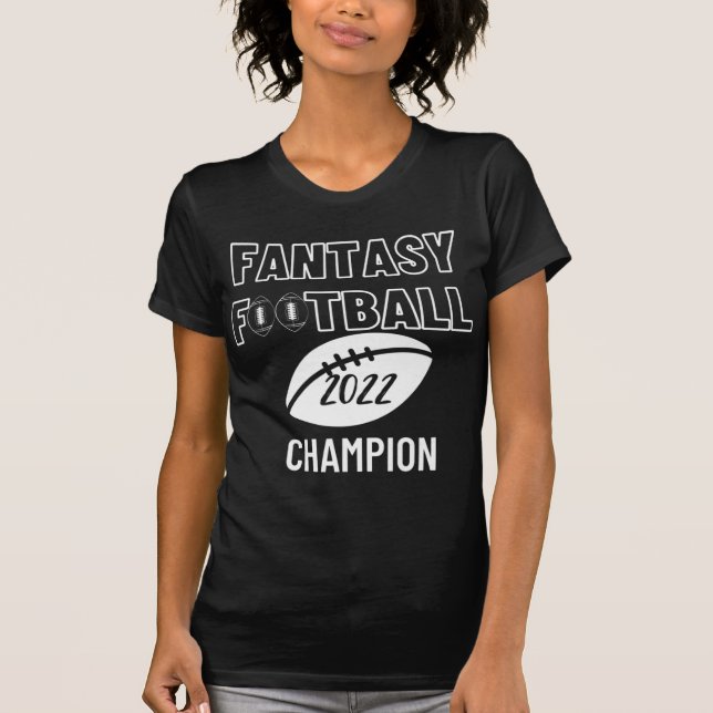 Fantasy Football League Champion Winner 2022  Foot T-Shirt (Front)
