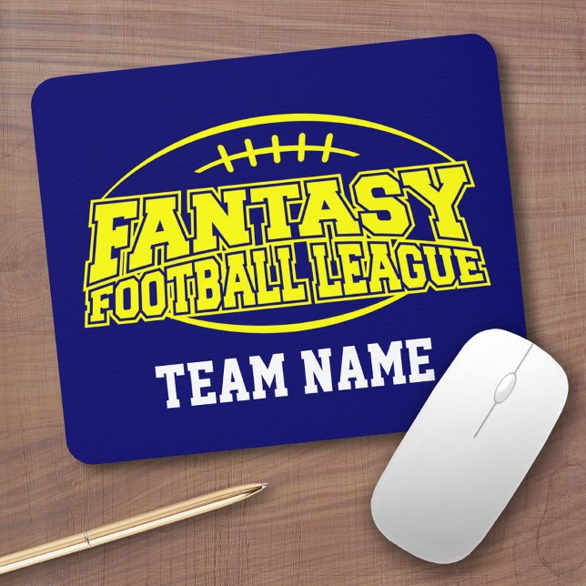Fantasy Football League Mouse Pad (Fantasy Football Gifts - Funny Mouse Pad For Team Friends)