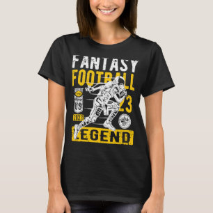 Fantasy Football Legend 2023 Retro Fantasy Footbal T-Shirt
