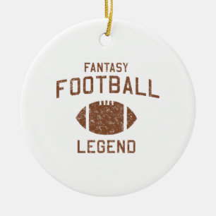 Fantasy Football Legend Ceramic Tree Decoration