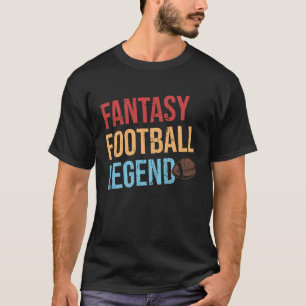 Fantasy Football Legend Flag Dad Father's Day 1 T-Shirt