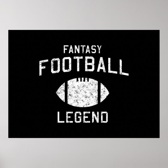 Fantasy Football Legend Poster (Front)