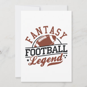 Fantasy Football Legend Thank You Card