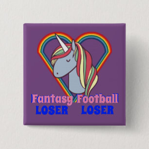 Fantasy Football Loser 15 Cm Square Badge