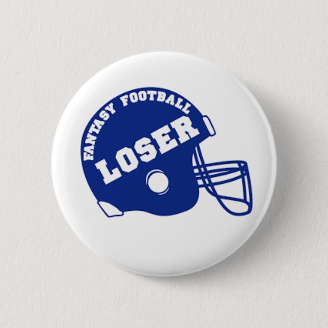 Fantasy Football Loser 6 Cm Round Badge (Front)