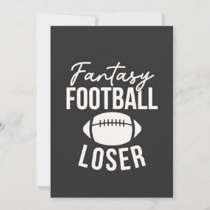 Fantasy Football Loser Football Fantasy Funny Announcement