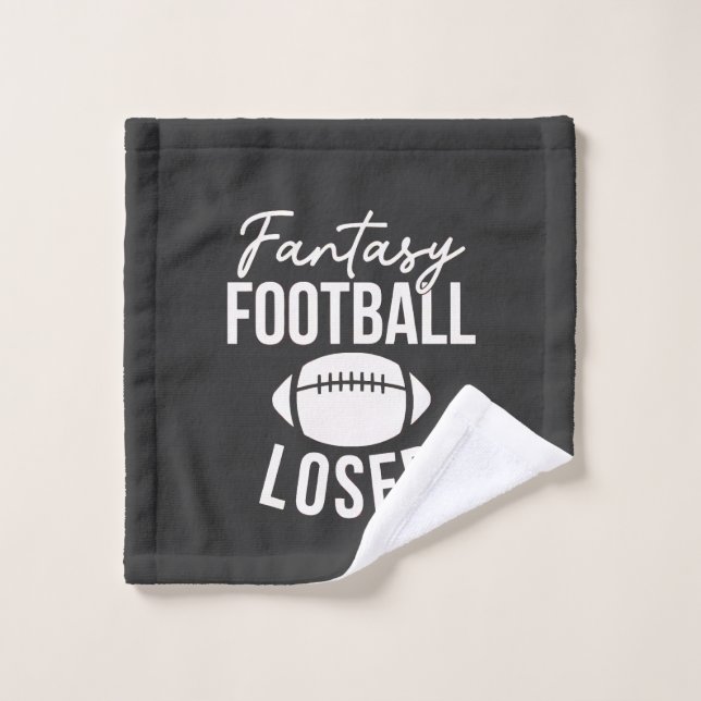 Fantasy Football Loser Football Fantasy Funny Wash Cloth (Wash Cloth)