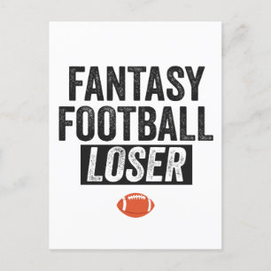 Fantasy Football Loser Funny Fantasy Football Gift Postcard