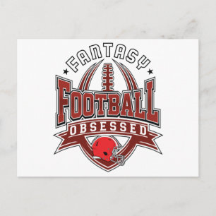 Fantasy Football Obsessed FFL League Postcard