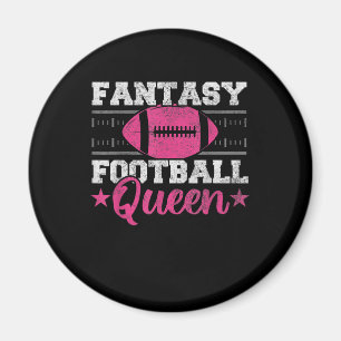 Fantasy Football Queen Funny Game Day Fantasy gift Magnet