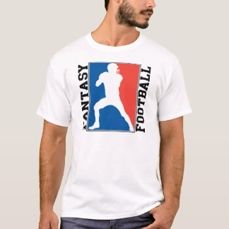 Fantasy Football, red white and blue Logo T-Shirt