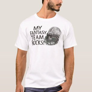 Fantasy Football Rocks! Football T-Shirt