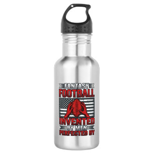 Fantasy Football Vintage Basketball Flag Shirt Des 532 Ml Water Bottle