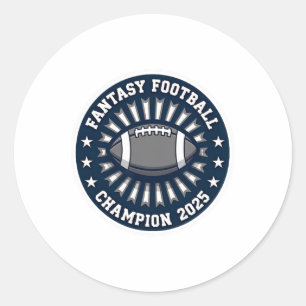 Fantasy Footll Champion 2025 Fantasy Footll Classic Round Sticker