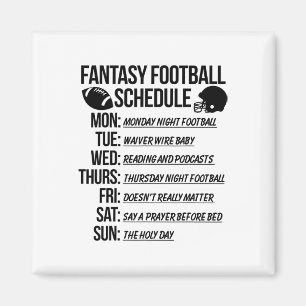 Fantasy Footll Draught Party  Magnet