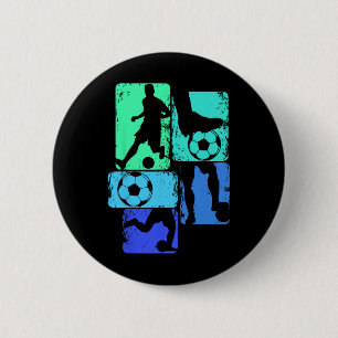 Fantasy Footll Soccer Winner Prize 6 Cm Round Badge